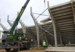 pre-cast concrete structure