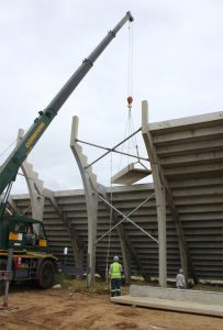 pre-cast concrete structure